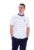 Fionn Pin Striped T-Shirt With Contrast Collar – L