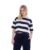 Fila Navy Genoa Boxy Cropped Tee – L