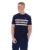 Fila Navy Gerardo Mesh Stripe Knitted Tee – 3XL