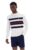 Gardenia Giuseppe Mesh Stripe Knitted Crew Neck – XL