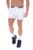 White High Tide Terry Pocket Stripe Shorts – 3XL