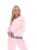 Pinkaboo Jenesis Baseball Zip Up Track Top – L