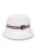 White Heritage Stripe Bucket Hat – ONE / White