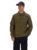 Dark Olive Kasa Zip-Through Overshirt – XS