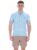 Kennedy Textured Stripe Knit Polo – M