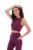 Karla Pin Striped Bra Top – L