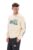 White Len Graphic Crew Sweatshirt – M