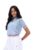 Lennon Pointelle Knitted Collar Top – L