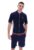 Lucas Short Sleeved Velour Track Top – XS