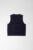 Midnight Blue Cropped Knit Vest – XL