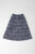 Midnight Blue Flared Pocketed Midi Skirt – M