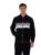Black Malakai Striped Track Top – L