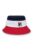Multi Marco Tri-Colour Bucket Hat – ONE / Red