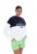 Marlowe Colour Block Oversized Crew Sweatshirt – L