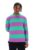 Morley Unisex Oversized Stripe Long Sleeved Pocket Tee – L