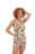 PLAYBOY x FILA Strappy Playsuit – M