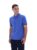 Dazzling Blue Pablo Three-Button Tipped Rib Polo Shirt – 4XL
