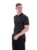 Black Patton Jacquard Stripe Polo – M
