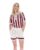Porto Knitted Crochet Stripe Polo – XL