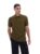 Dark Olive Sander Textured Knit Polo Shirt – 3XL