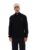 Black Stevie 1/4 Zip Funnel Neck Textured Knit – M