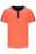 Neon Orange Men’s Henry Neck Tennis T-Shirt – S