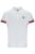 Pattern White Men’s Polo Tennis T-Shirt – L