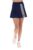 Terry Striped Mini Skirt – M