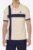 Ecru Pro Tennis Heritage Pin Stripe Polo – UK L