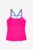 Pink Glo Tennis BNP Strappy Cami – UK 10