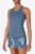 Blue Tennis Essential Racerback Top – L