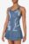 Blue Tennis Racerback Top – L