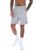 Grey Marl Vico Fleece short – L