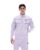 Misty Lilac Vittorio Velour Track Tops – M