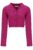 Zara Womens Thick Rib Crop Cardigan – M