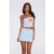 Lily Rising Strapless Top Blue