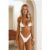 Sunny Squeeze Bikini Top Coconut Cream