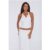 Pretty Cloud Halter Crop Top White