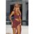 Island Twilight Halter Top Chocolate