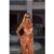 Summer Palms Halter Top Tropical Print