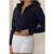 BASE For The Girls Zip Up Hoodie Navy