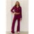 BASE For The Girls Zip Up Hoodie Berry