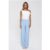 Linear Mood High Rise Straight Leg Tailored Pants Blue