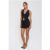 Monochrome Mood Tailored Vest Top Black