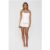 Modern Preppy Tailored Halter Top White