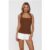 Minimalist Vibe Tailored Top Brown