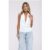 Daylight Darling Satin Halter Top White