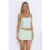 Blooming Aura Sequin Strapless Top Mint