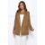Effortlessly Professional Suede Long Sleeve Blazer Brown