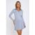 City Lights Glow Ribbed Long Sleeve Top Blue